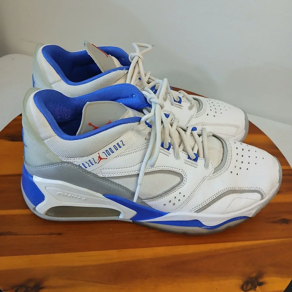 Jordan Point Lane Mens Size 12 White True Blue Shoes Sneakers CZ4166-101